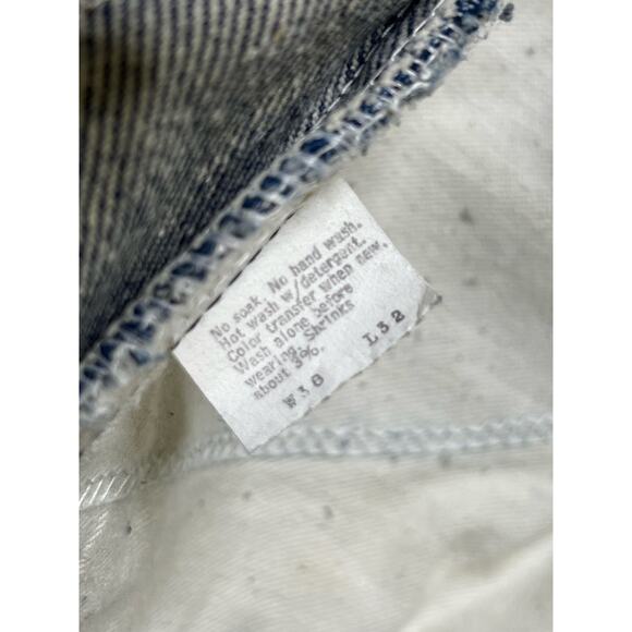 Vintage Levi’s 684 Bell Bottom Jeans Super Flare W38 L32 Orange Tab 70s Retro - Picture 4 of 16